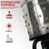 1 HP Electric Chicken Plucker, Stainless Steel, 120VAC, 800W, 280 RPM, 20-Inch Drum, 92 Soft Fingers