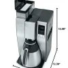 10-Cup Programmable Coffee Maker With Thermal Carafe And Strong Brew Selector