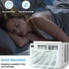 10000 BTU Quiet Window Air Conditioner With Remote, Eco Mode And Dehumidifier