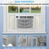 10000 BTU Quiet Window Air Conditioner With Remote, Eco Mode And Dehumidifier