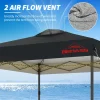 10x10 Pop-Up Canopy Tent With 3 Removable Sidewalls