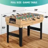 Rioloiuy 12-in-1 Combo Game Table, 48 x 24 x 26.5 inch, Wood-1