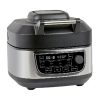 12-in-1 Grill And Air Fryer Combo, 6-Qt, 1550W, Stainless Steel