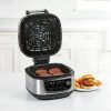 12-in-1 Grill And Air Fryer Combo, 6-Qt, 1550W, Stainless Steel