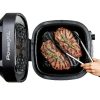 12-in-1 Grill And Air Fryer Combo, 6-Qt, 1550W, Stainless Steel
