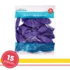 12" Purple Latex Balloons, 15 Pieces, by Way To Celebrate