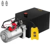 12 Qt 12-Volt 3200 PSI Single-Acting Hydraulic Power Pump With Steel Reservoir