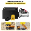 12 Qt 12-Volt 3200 PSI Single-Acting Hydraulic Power Pump With Steel Reservoir