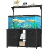120-Gallon Heavy-Duty Metal Aquarium Stand With Outlets