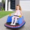 12V Toddler Battery Powered Bumper Car With Dual Joysticks And 360 Degree Spin