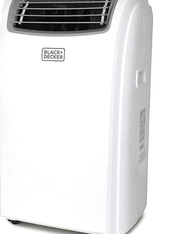 BLACK+DECKER 14,000 BTU Portable Air Conditioner With Heat And Remote Control, White