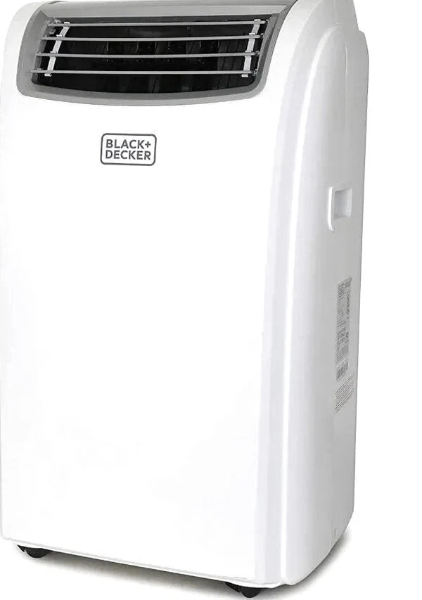 BLACK+DECKER 14,000 BTU Portable Air Conditioner With Heat And Remote Control, White