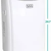 BLACK+DECKER 14,000 BTU Portable Air Conditioner With Heat And Remote Control, White