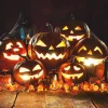 15 Pieces Halloween Pumpkin Carving Kit + Hammer, Professional Stainless Steel Carving Punchers Tools Set, Pumpkin Cutti