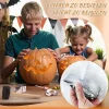 15 Pieces Halloween Pumpkin Carving Kit + Hammer, Professional Stainless Steel Carving Punchers Tools Set, Pumpkin Cutti
