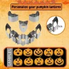 15 Pieces Halloween Pumpkin Carving Kit + Hammer, Professional Stainless Steel Carving Punchers Tools Set, Pumpkin Cutti