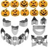 15 Pieces Halloween Pumpkin Carving Kit + Hammer, Professional Stainless Steel Carving Punchers Tools Set, Pumpkin Cutti