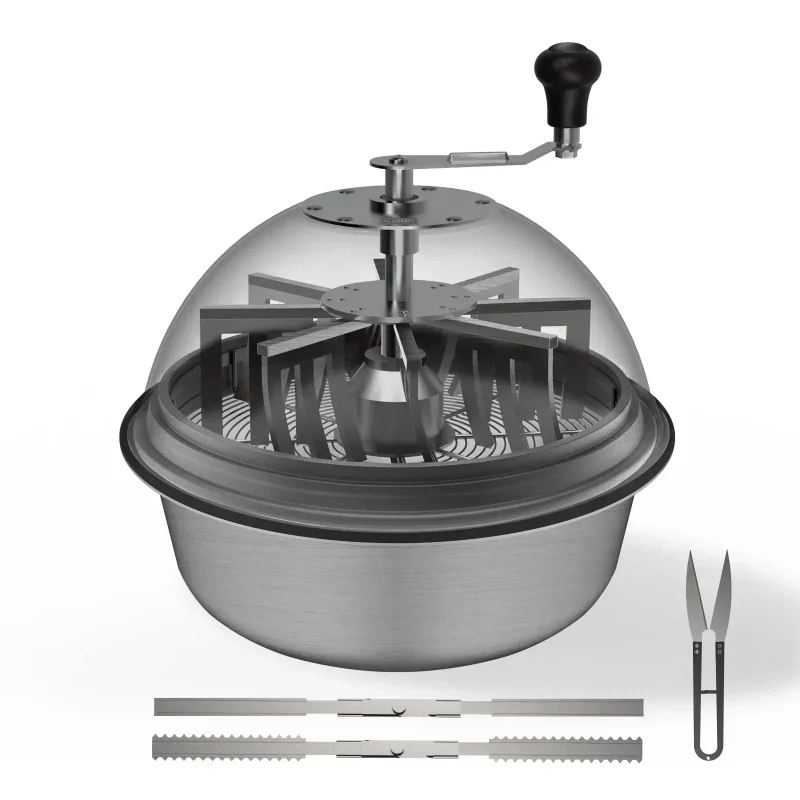 16in Bud Leaf Bowl Trimmer With Stainless Steel Blades