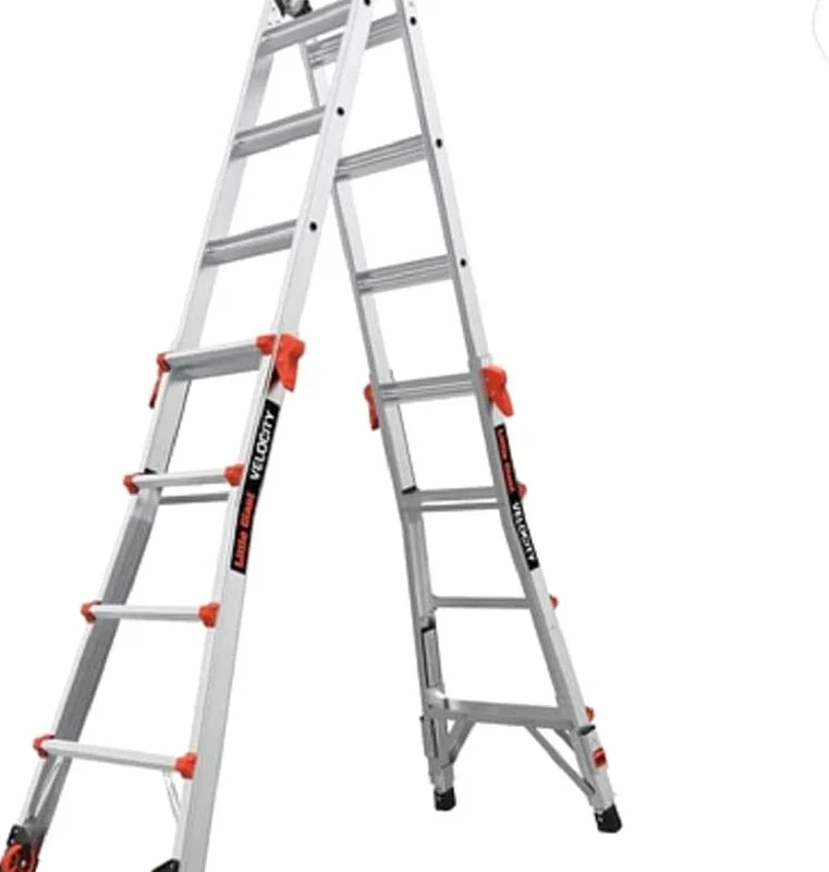 Little Giant 17 Ft Aluminum Multi-Position Ladder, 300 Pounds, Type IA - With Levelers