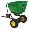 175 lb Tow-Behind Broadcast Spreader With Poly Hopper And Adjustable Flow Control
