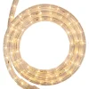 18 ft. LED Warm White Rope Light Kit, 216 Lights, Connectable Ready-to-Install Christmas Decorative Party Lighting, Moun