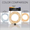 18 ft. LED Warm White Rope Light Kit, 216 Lights, Connectable Ready-to-Install Christmas Decorative Party Lighting, Moun