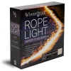 18 ft. LED Warm White Rope Light Kit, 216 Lights, Connectable Ready-to-Install Christmas Decorative Party Lighting, Moun