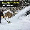 RYOBI 18V ONE+ 10" Snow Shovel Kit - Throws Snow Up to 25' Away