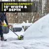 RYOBI 18V ONE+ 10" Snow Shovel Kit - Throws Snow Up to 25' Away