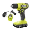RYOBI 18V ONE+ 3/8" Cordless Drill/Driver Kit With 1.5Ah Battery And Charger