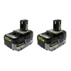 RYOBI 18V ONE+ 4Ah & 6Ah Lithium High Performance Battery 2-Pack