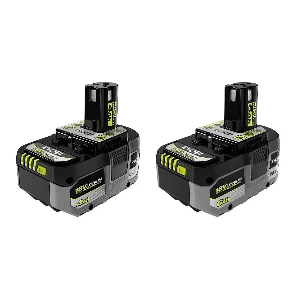 RYOBI 18V ONE+ 4Ah & 6Ah Lithium High Performance Battery 2-Pack