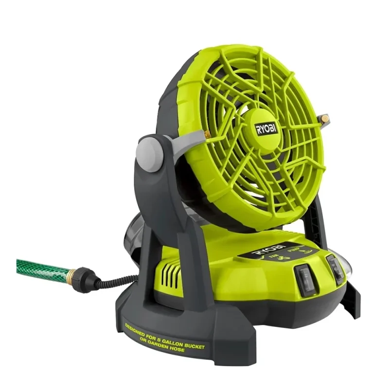 RYOBI 18V ONE+ Bucket Top Misting Fan Kit