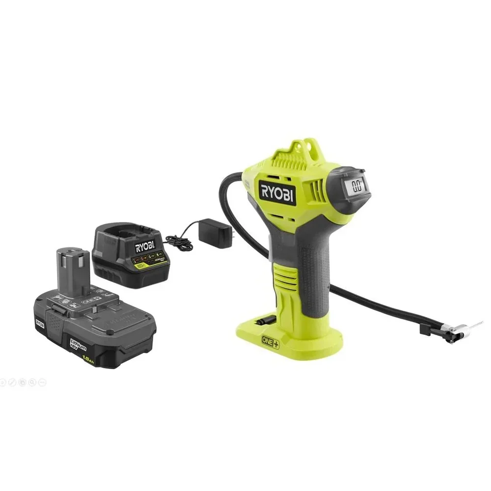 RYOBI 18V ONE+ High Pressure Inflator with Digital Gauge Kit