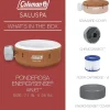 2-4 Person Inflatable Hot Tub With 120 Air Jets And Insulated Cover