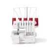 2-5 Thread Serger Sewing Machine, 1300 SPM, Automatic Tension And Differential Feed