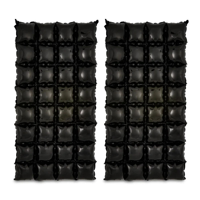 2 Count Foil Balloon Backdrops, Black, by Way To Celebrate