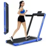 2 In 1 Folding Treadmill, 2.25 HP, 40 in x 16 in Running Area, Dual Display And App Control