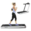 2 In 1 Folding Treadmill, 2.25 HP, 40 in x 16 in Running Area, Dual Display And App Control