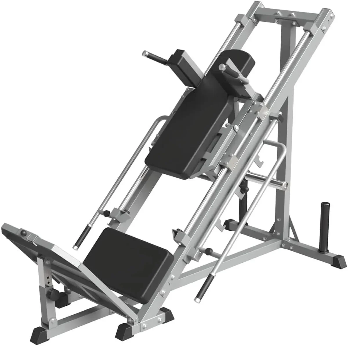 2-In-1 Leg Press And Hack Squat Machine With Linear Bearing - 45-Degree