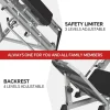 2-In-1 Leg Press And Hack Squat Machine With Linear Bearing - 45-Degree