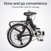 20-Inch Folding Adult Bike for Men and Women - 7-Speed Drivetrain
