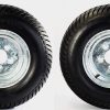 205/65-10 Trailer Tire With 5 Lug 4.5 inch Bolt Pattern, Load Range E, 1535 lbs Capacity