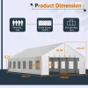 20x40 FT Heavy-Duty Party Tent With 3 Storage Bags