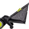 21-Inch Leaf And Grass Push Lawn Sweeper - Black