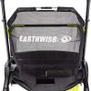 21-Inch Leaf And Grass Push Lawn Sweeper - Black