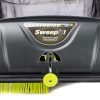 21-Inch Leaf And Grass Push Lawn Sweeper - Black