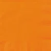 24 Count 6.5IN x 6.5IN Orange Disposable Paper Napkins by Way To Celebrate