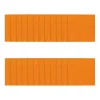 24 Count 6.5IN x 6.5IN Orange Disposable Paper Napkins by Way To Celebrate