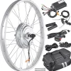 24 Inch 36V 750W Front E-Bike Hub Motor Conversion Kit